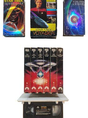 The Ultimate Vintage Star Trek 10 VHS Cassette Tape Collection